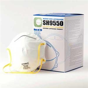 ماسک تنفسی دو لایه ان 95 مدل N95 SH9550 