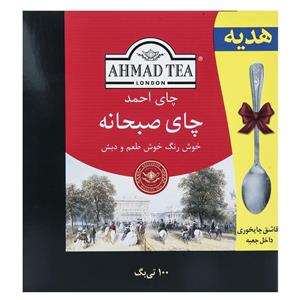 چای کیسه ای احمد مدل Breakfast بسته 100 عددی