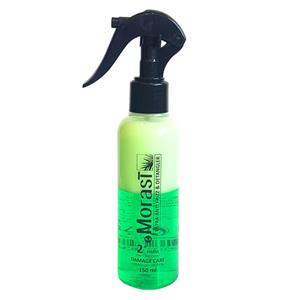 اسپری دو فاز ترمیم کننده مو مورست مدل Green حجم 150 میلی لیتر Morast Two-Phase Green Conditioning Hair Damage Care Spray 150ml