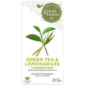 بسته دمنوش هیت و هیتر مدل Green Tea And Lemongrass 