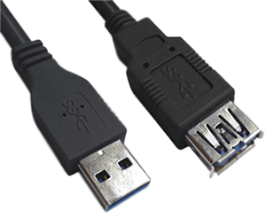 کابل افزایش طول USB 2.0 کی نت به 1.5 متر K-net Extension Cable 1.5m 