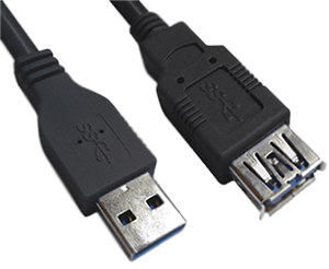 کابل افزایش طول USB 2.0 کی نت به طول 1.5 متر K-net USB 2.0 Extension Cable 1.5m