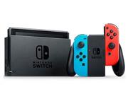 Nintendo Switch With Neon Blue and Neon Red Joy Con Station Bundle MARIO+RABBIDS