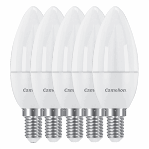 لامپ ال ای دی 6 وات کملیون مدل STA1 پایه E14 بسته 5 عددی Camelion STA1 6W LED Lamp E14 5pcs