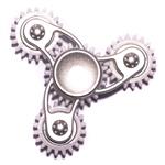 Fidget Spinner - Gears Style - Silver