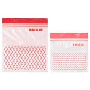 کیسه زیپ دار ایکیا مدل Istad - دو بسته 30 عددی Ikea Istad Zipper Bag - 2 Packs Of 30