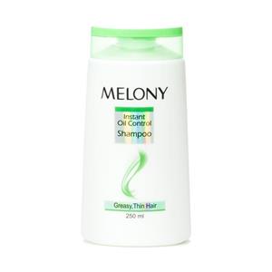 شامپو ملونی مدل Instand Oil Control مناسب موهای چرب نازک حجم 250 میلی لیتر Melony shampoo for Grassy thin hair 250ml 