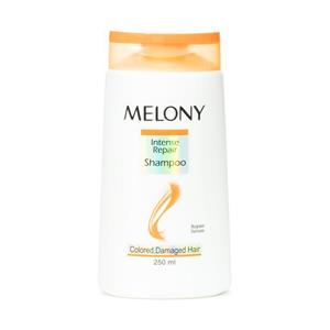 شامپو ملونی مدل Intense Repair مناسب موهای رنگ شده حجم 250 میلی لیتر Melony shampoo for colored dameged hair 250ml 