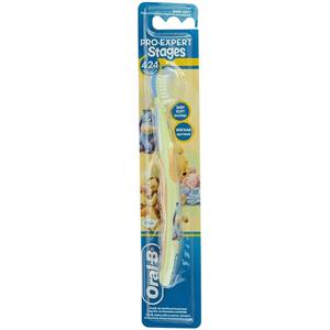 مسواک کودک اورال-بی سری Pro Expert مدل Stages 4-24 با برس خیلی نرم Oral-B Pro Expert Stages 4-24 Extra Soft Toothbrush