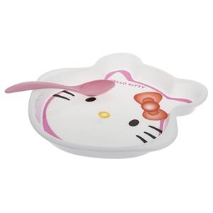 ست 2 تکه غذاخوری کودک پردیس ماهان مدل Kitty Pradis Mahan Baby Feeding Set Pcs 