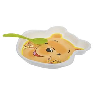 ست 2 تکه غذاخوری کودک پردیس ماهان مدل Pooh Pradis Mahan Baby Feeding Set Pcs 