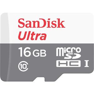 کارت حافظه microSDHC سن دیسک مدل Ultra کلاس 10 استاندارد UHS-I U1 سرعت 80MBps 533X ظرفیت 16 گیگابایت SanDisk Class 16GB 