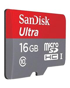 کارت حافظه microSDHC سن دیسک مدل Ultra کلاس 10 استاندارد UHS-I U1 سرعت 80MBps 533X ظرفیت 16 گیگابایت SanDisk Class 16GB 