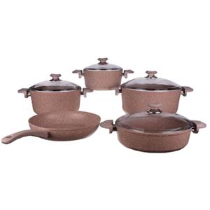 سرویس پخت و پز 9 پارچه او.ام.اس مدل 3002 OMS 3002 Cookware Set 9  Pcs