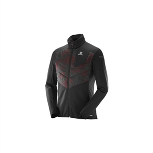 سویشرت مردانه PARK WARM JACKET BLACK BRIQUE-X/CLD سالومون – Salomon PARK WARM JACKET M BLACK BRIQUE-X/CLD