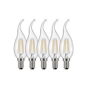 لامپ فیلامنتی 4 وات تی لایت مدل 804 پایه E14 بسته 5 عددی T LIGHT filament LED Lamp PCS 