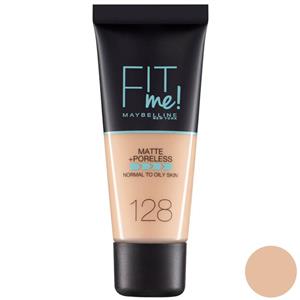 کرم پودر میبلین مدل Fit Me شماره 128