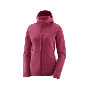 سویشرت کلاه دار زنانه BISE سالومون – Salomon BISE HOODIE W Beet Red