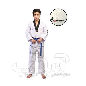 لباس تکواندو طرح زنبوری Savrina نوجوان