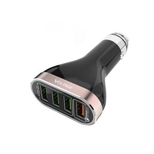 شارژر فندکی ولتاژ مدل VPE C01 همراه کابل با لایتنینگ Voltage Car Charger With Lightning Cable 