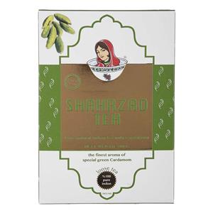 چای شهرزاد با طعم هل بسته 500 گرمی Shahrzad Cardamom Flavored Tea gr 