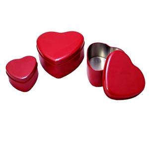 قوطی فلزی ایرسا مدل Heart مجموعه سه عددی Irsa Heart Metal Box Pack of 3 pcs