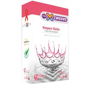 کاندوم ایکس دریم مدل بسیار ایمن XDREAM super safe بسته 12 عددی X Dream Super Safe Condom 12pcs