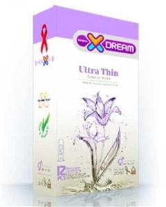 کاندوم بسیار نازک ایکس دریم XDREAM ULTRA THIN بسته 12 عددی Dream Ultra Thin Condom 12pcs 