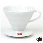 قهوه ساز هاریو V60 سفید رنگ