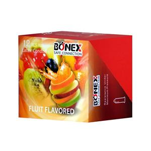 کاندوم بونکس مدل Fruit Flavored  بسته 12 عددی 