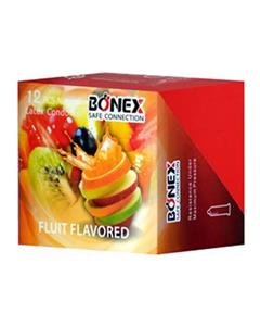 کاندوم بونکس مدل Fruit Flavored  بسته 12 عددی 