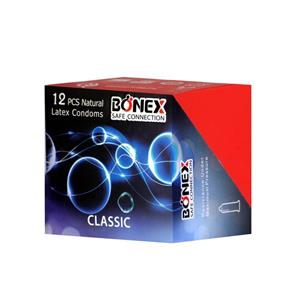 کاندوم بونکس مدل classic بسته 12 عددی