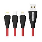 Joyroom JR-S105 3 In 1 USB To microUSB And Lightning Cable 1.4m