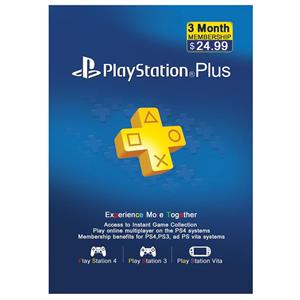 گیفت کارت پلی استیشن پلاس - عضویت سه ماهه PlayStation Plus Gift Card - 3 Months Membership