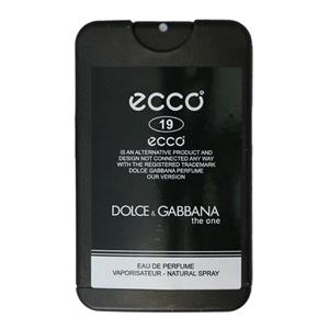 عطر جیبی مردانه اکو مدل Dolce and Gabbana The One حجم 45 میلی لیتر Ecco Eau De Parfum for Men 45ml 