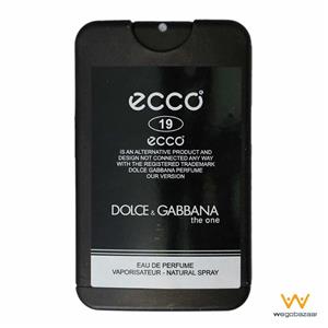 عطر جیبی مردانه اکو مدل Dolce and Gabbana The One حجم 45 میلی لیتر Ecco Eau De Parfum for Men 45ml 