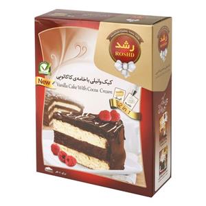 رشد پودر کیک وانیلی با خامه کاکائویی Roshd Vanilla Cake With Cocoa Cream Powder 500gr 