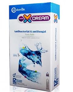 کاندوم ضد باکتری و ضد قارچ ایکس دریم  بسته 12 عددی X Dream Antibacterial and Antifungal Condom 12psc