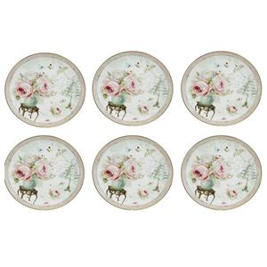 پیش دستی مادام کوکو مدل 1KTABA0288 بسته 6 عددی Madame Coco Plate Pack of 