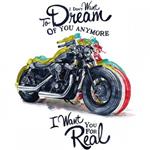 تیشرت طرح Motorcycle dream