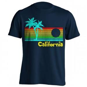 تیشرت طرح Vintage  80s California