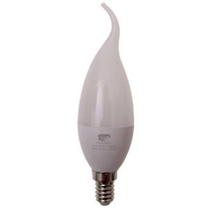 لامپ ال ای دی 7 وات میکروفایر مدل اشکی مات پایه E14 microfire 7W LED Candle Tail Milky Lamp E14