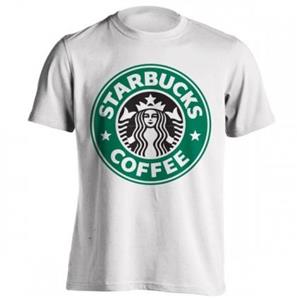 تیشرت طرح Starbucks Coffee 