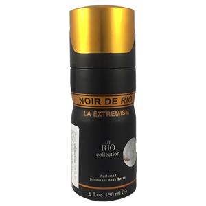 اسپری ضد تعریق مردانه ریو کالکشن مدل Rio Noir De La Extremism حجم 150ml 