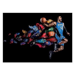 تابلو شاسی ونسونی طرح NBA Splash  سایز 30x40 سانتی متر