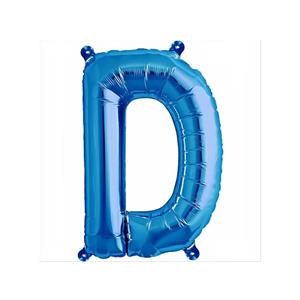 بادکنک فویلی حرف D - آبی - 42 اینچ