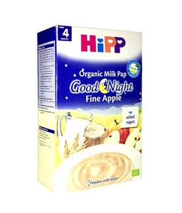 غذای کودک سیب با شیر مخصوص شب کودک هیپ Hipp