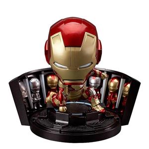 اکشن فیگور گود اسمایل آیرون من مدل Nendoroid Mark 42 Heros Edition Hall of Armor Set