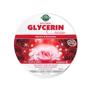 کرم حاوی گلیسیرین مدل طبیعی Hollywood Style Natural glycerin cream