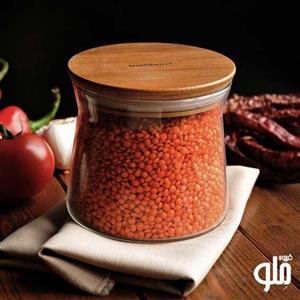 بانکه شیشه ای کوچک بامبوم Olla 